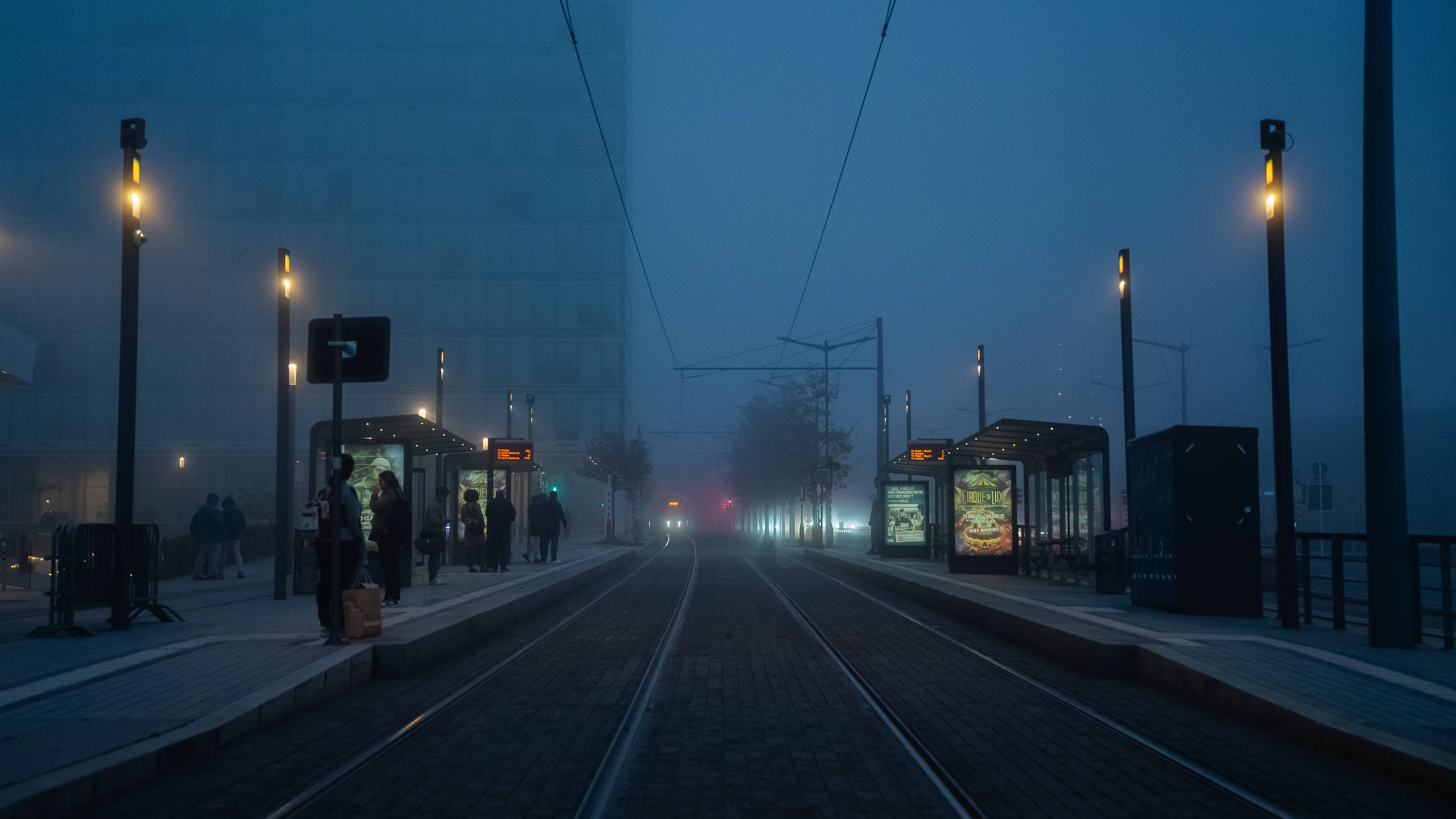 foggy city