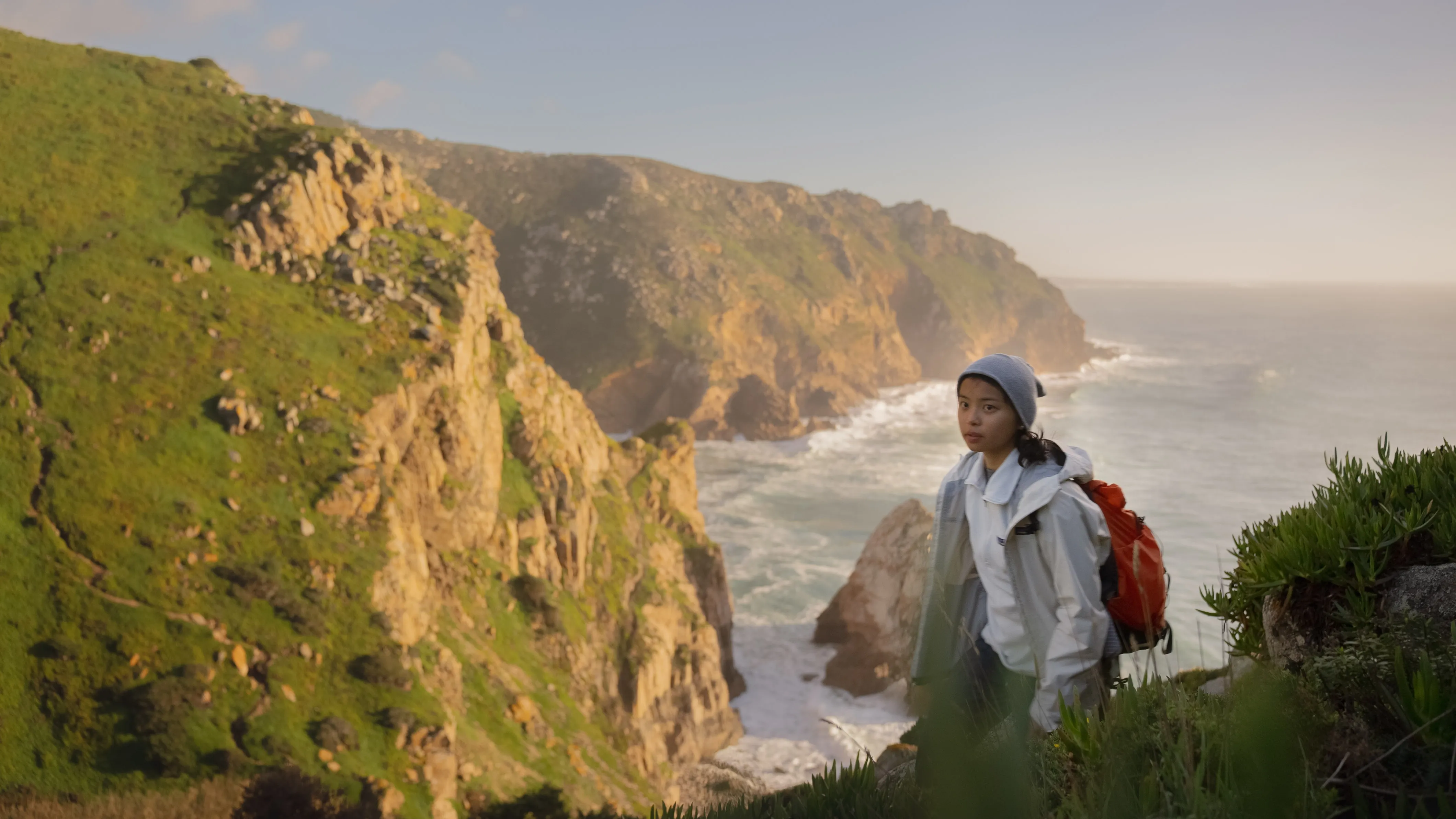 girl at coast