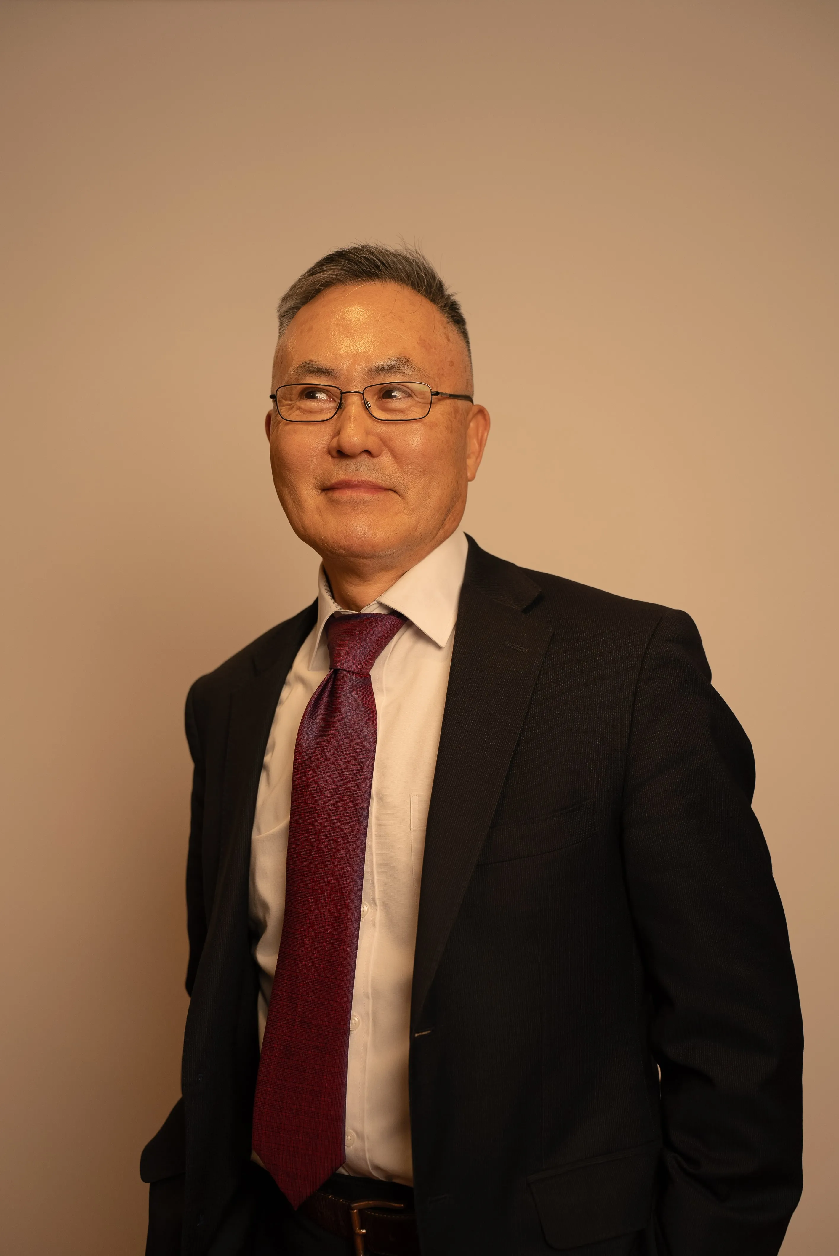 Solo portrait of man in suit